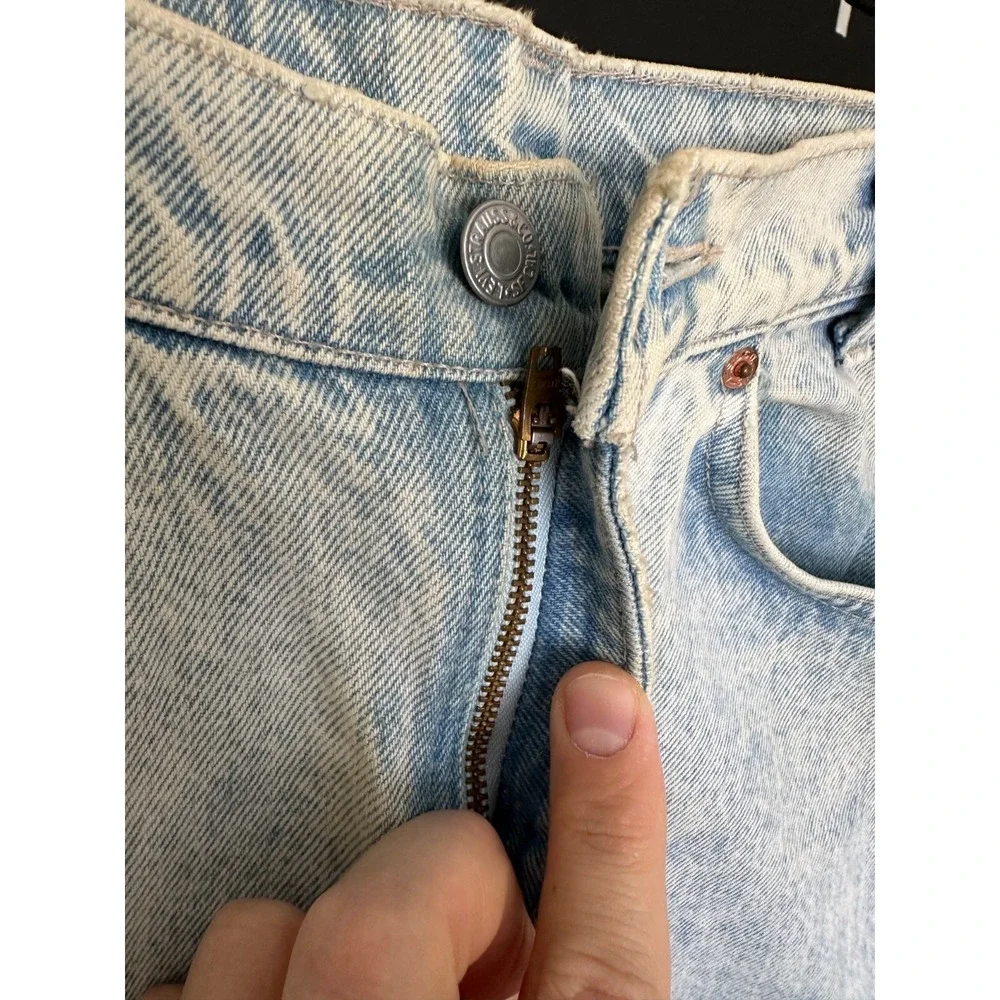 1980's Levi's Vintage Orange Tab Jean Student 30 X 32 Measure 28.5 X 30 USA Made